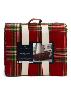 BROOKS BROTHERS Cotton Plaid Quilt